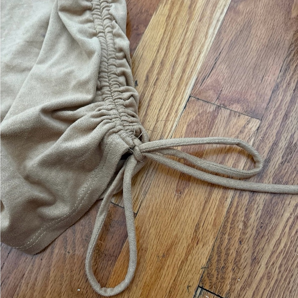 Windsor Tan Ruched Skirt - Picture 4 of 4